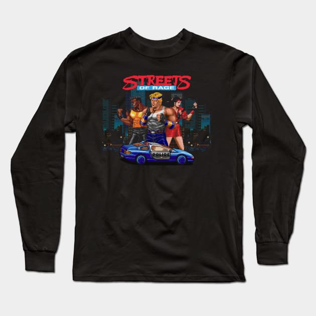 Streets of Rage Long Sleeve T-Shirt by GSpark